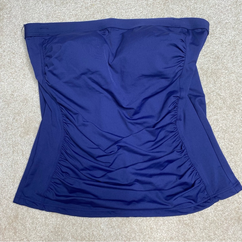LandsEnd navy blue tub top size 8 - EUC